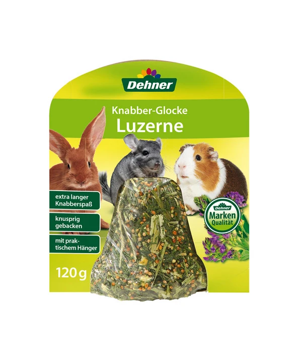 Dehner Knabber-Glocke Luzerne, 120 G 3 Dehner Knabber-Glocke Luzerne, 120 G