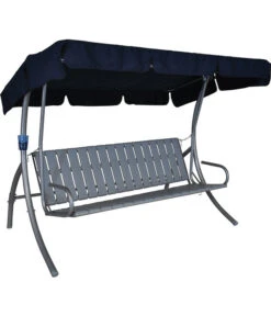 Angerer Hollywoodschaukel Trend Joy Marineblau, 3-Sitzer -Gartenmöbel Geschäft 1690296 WE FS 003 TrendJoyHollywoodschaukel