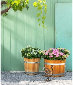 Küferei Kardos Robinienkübel, Rund -Gartenmöbel Geschäft 1709096 1709401 1709443 1709732 1709807 1710037 WE MO 001 Robinienkuebelrund