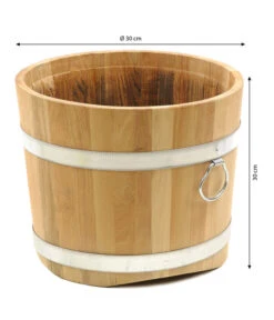 Küferei Kardos Robinienkübel, Rund -Gartenmöbel Geschäft 1709096 WE BG 001 KuefereiKardosRobinienkuebelrund