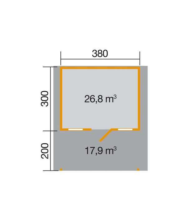 Weka Gartenhaus 110 Gr. 1 4 Weka Gartenhaus 110 Gr. 1 – Bild 2