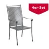 MWH Stapelsessel Excelsior, 4er Set -Gartenmöbel Geschäft 1897685 WE FS 001 ExcelsiorStapelstuhl