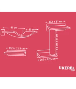 KERBL Pet Kletterwand Zugspitze, 5-teilig -Gartenmöbel Geschäft 2028579 WE DE 001 KerblKMKletterwandZugspitze