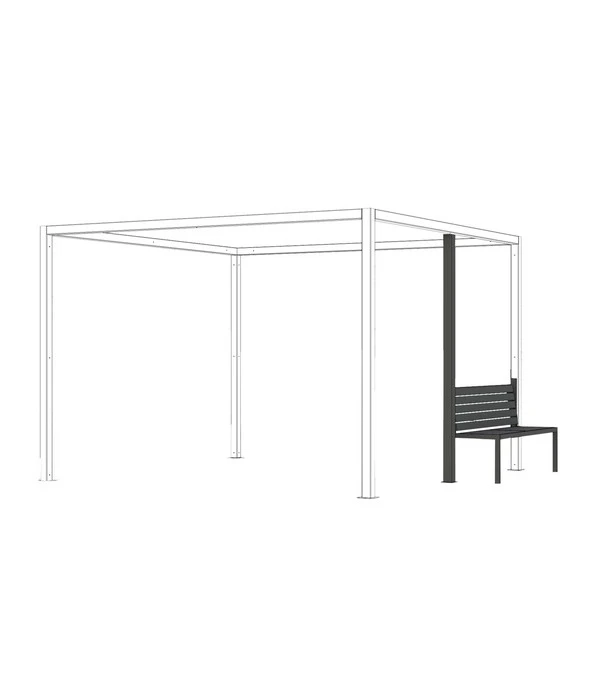 Siena Garden Schattenmanufaktur® Pergola-Zubehör Bank 3 Siena Garden Schattenmanufaktur® Pergola-Zubehör Bank