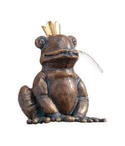 Rottenecker Bronze-Froschkönig Otto, Wasserspeiend