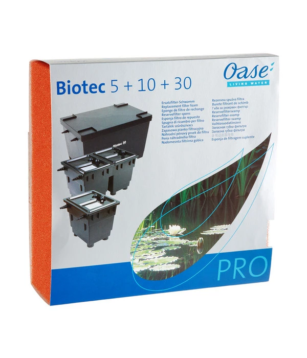 Ersatzschwamm Für Oase Biotec 5/10/30, Rot 3 Ersatzschwamm Für Oase Biotec 5/10/30, Rot