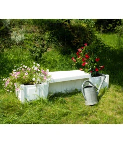 KHW Kunststoff-Gartenbank Berlin -Gartenmöbel Geschäft 2547339 WE MO 002 BankBerlinweiss