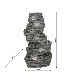 Dehner Polyresin-Gartenbrunnen Torino, Ca. H144 Cm -Gartenmöbel Geschäft 2873792 WE BG 001 DehnerGartenbrunnenTorino