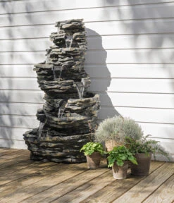 Dehner Polyresin-Gartenbrunnen Torino, Ca. H144 Cm -Gartenmöbel Geschäft 2873792 WE MO 002 DehnerBrunnenTorino