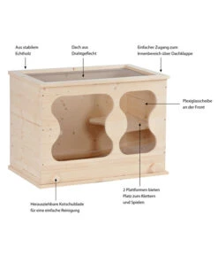 Silvio Design Nagerkäfig Coco, Ca. B52/H60/T50 Cm 7 Silvio Design Nagerkäfig Coco, Ca. B52/H60/T50 Cm -Gartenmöbel Geschäft 3203601 WE IG 003 NagerkaefigCoco