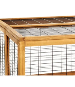 Dehner Freilaufgehege Rolf, Ca. B116/H58/T116 Cm -Gartenmöbel Geschäft 3515442 Bild WE DE 002 FujianTouristTradingFreilaufgehegeRolfNagerfreilaufRolfDach