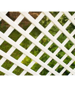 KHW Kunststoff-Pflanzkasten Mit Spalier, 100 X 43 X 140 Cm -Gartenmöbel Geschäft 366500 WE DE 006 KastenSpalier100weiss