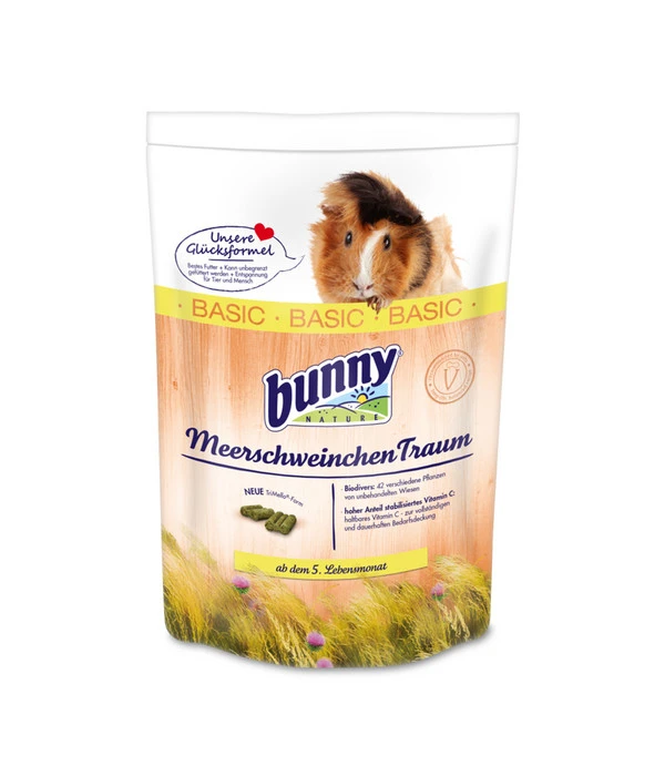 Bunny® NATURE Meerschweinchenfutter MeerschweinchenTraum BASIC 3 Bunny® NATURE Meerschweinchenfutter MeerschweinchenTraum BASIC