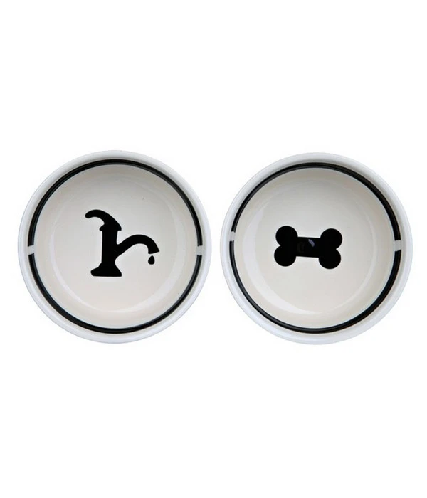 Trixie Keramiknapf-Set "Eat On Feet", 2 X 1,6 Liter 4 Trixie Keramiknapf-Set "Eat On Feet", 2 X 1,6 Liter – Bild 2