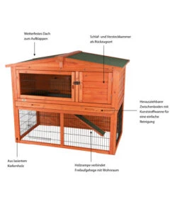 Trixie Nagerheim "Natura I", Ca. B124/H102/T78 Cm -Gartenmöbel Geschäft 3866738 WE IG 003 TrixieNaturaInagerheimMG