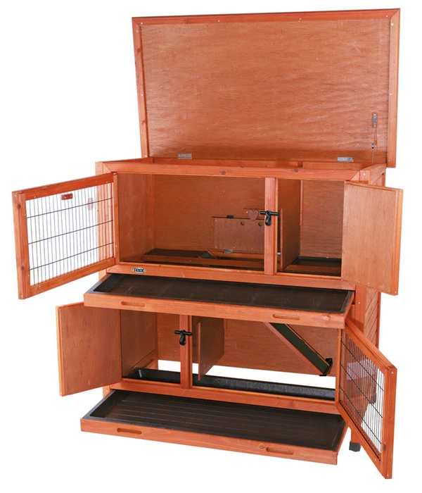 Trixie Natura Kleintierstall Mit Wärmedämmung, Ca. B116/H113/T65 Cm 7 Trixie Natura Kleintierstall Mit Wärmedämmung, Ca. B116/H113/T65 Cm – Bild 5