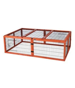 Trixie Natura Freilaufgehege Mit Abdeckung, Ca. B174/H48/T109 Cm