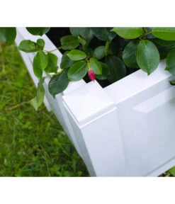 KHW Kunststoff-Pflanzkasten Mit Spalier, 43 X 43 X 140 Cm -Gartenmöbel Geschäft 3913688 WE DE 003 KastenSpalier43weiss