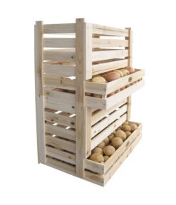 Habau Kartoffel Und Obstkiste, Ca. B58/H42/T38 Cm 5 Habau Kartoffel Und Obstkiste, Ca. B58/H42/T38 Cm -Gartenmöbel Geschäft 4031076 WE FS 002 KartoffelUndObstkiste