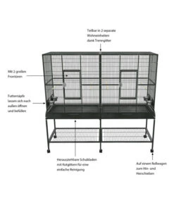 Dehner Vogelvoliere Aurelio 10 Dehner Vogelvoliere Aurelio -Gartenmöbel Geschäft 4075420 WE IG 003 DehnerVoliereAurelio