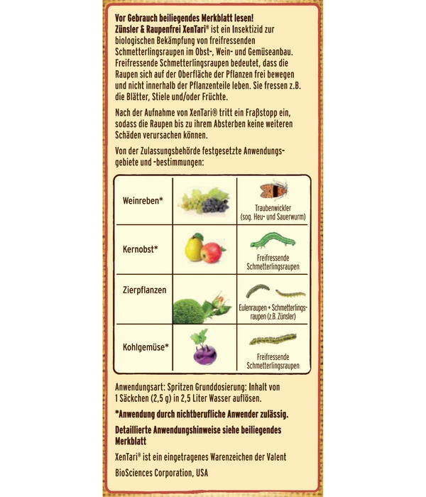 Substral® Naturen® Bio Zünsler & Raupenfrei XenTari®, 20 G 5 Substral® Naturen® Bio Zünsler & Raupenfrei XenTari®, 20 G – Bild 3