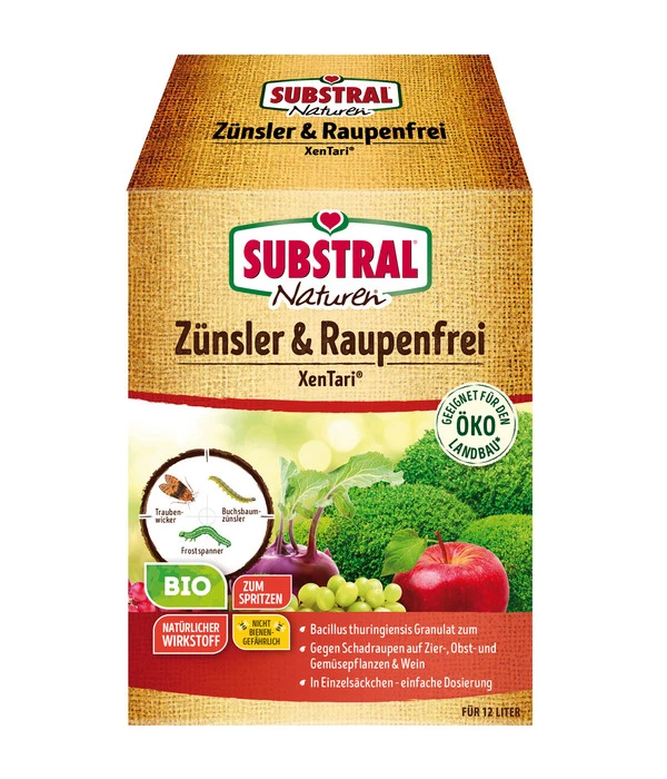Substral® Naturen® Bio Zünsler & Raupenfrei XenTari®, 20 G 3 Substral® Naturen® Bio Zünsler & Raupenfrei XenTari®, 20 G