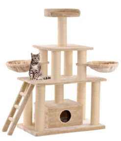 SILVIO Design Kratzbaum Ginni XXL -Gartenmöbel Geschäft 4149035 WE M 001 SilvioDesignKatzenkratzbaumGinniXXLBeigen