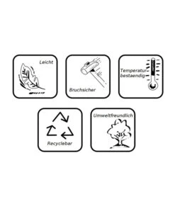 Kunststoff-Würfel Bo Fluoreszierend, Ca. B43/H43/T43 Cm -Gartenmöbel Geschäft 4177804 WE DE 005 WuerfelBo 43x43x43cmFLUORESZIEREND 1