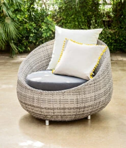 Dehner Geflechtlounge Avani, 4-teilig -Gartenmöbel Geschäft 4209987 WE MO 003 LoungeAvani