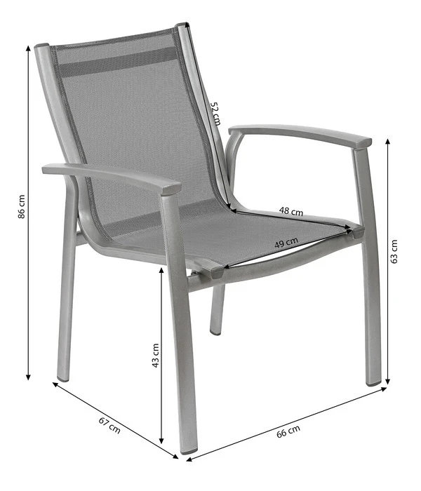 Dehner Stapelstuhl Niederlehner Chicago 5 Dehner Stapelstuhl Niederlehner Chicago – Bild 3
