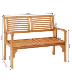 Dehner Klappbank Douglas, 2-Sitzer -Gartenmöbel Geschäft 4216784 WE BG 001 KlappbankDouglas