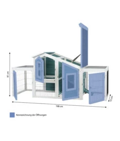 Trixie Kleintierstall Mit 2 Freiläufen, Ca. B168/H81/T72 Cm 9 Trixie Kleintierstall Mit 2 Freiläufen, Ca. B168/H81/T72 Cm -Gartenmöbel Geschäft 4294484 WE BG 001 TrixieKleintierstallMit2FreilaeufenMG