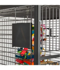 Montana Vogelvoliere Arkansas II, Ca. B204/H194/T100 Cm -Gartenmöbel Geschäft 4315495 WE DE 005 NEU PP VoliereArkansasDunkelgrauHoehe194cm