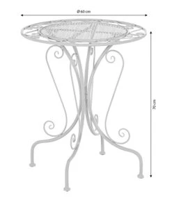 Dehner Tisch Luca, Ca Ø60/H70 Cm -Gartenmöbel Geschäft 4416517 4417606 6665962 WE BG 001 TischLuca