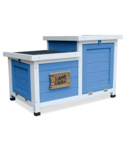 Dehner Nagerschlafhaus Happy Home Teatro, Blau, Ca. B70/H45/T43 Cm -Gartenmöbel Geschäft 4427753 WE FS 002 DehnerMarkenqualitaetNagerschlafhausHappyHomeTeatro