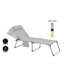 Dehner Gartenliege Mallorca, Ca. B71/H106/T227 Cm -Gartenmöbel Geschäft 4498176 WE IG 001 DehnerGartenliegeMallorca