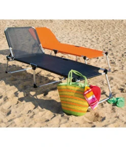 Siena Garden Dreibeinliege XXL, Ca. B69,5/H86/T209 Cm -Gartenmöbel Geschäft 5068853 WE MO 001 SienaGardenDreibeinleigeXXLSchwarz