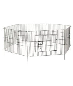 Trixie Jungtiergehege Mit Netz, Ca. B116/H58/T38 Cm -Gartenmöbel Geschäft 5096185 BildD 002 TrixieJungtiergehegeMitNetzFreilaufNetz6Elemente