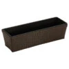 Dehner Polyrattan-Kasten Alicante, Rechteckig, Braun -Gartenmöbel Geschäft 5127170 5127121 WE FS 001 DehnerPolyrattanKastenrechteckigbraun