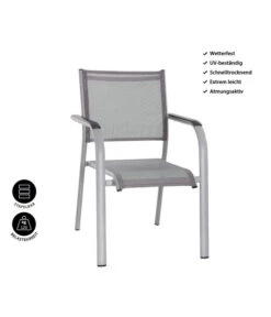 Dehner Balkon-Stapelstuhl Dallas -Gartenmöbel Geschäft 5302070 WE IG 001 DehnerBalkon StapelstuhlDallas