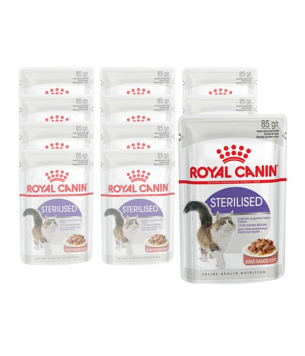ROYAL CANIN® Nassfutter Für Katzen Sterilised, 12 X 85 G 3 ROYAL CANIN® Nassfutter Für Katzen Sterilised, 12 X 85 G