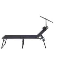 Siena Garden Campingliege Premium, Anthrazit, Ca. B69/H43/T200 Cm -Gartenmöbel Geschäft 6603047 WE FS 002 SienaGardenCampingliegePremiumAnthrazit