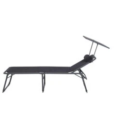 Siena Garden Campingliege Premium, Anthrazit, Ca. B69/H43/T200 Cm -Gartenmöbel Geschäft 6603047 WE FS 003 SienaGardenCampingliegePremiumAnthrazit