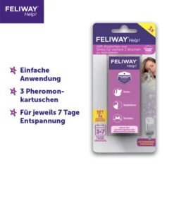 FELIWAY® Help Nachfüllkartusche, 3er Set -Gartenmöbel Geschäft 6607535 WE DE 001 NEUCevaFeliwayHelpStarterSetNF