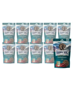Happy Dog Hundesnack Meat Snack Schwarzwald, Pferd, 10 X 75 G