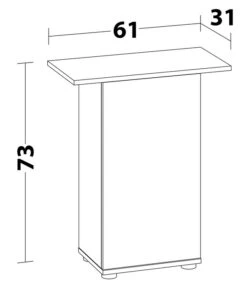 JUWEL® AQUARIUM Unterschrank 60/70 SBX, Ca. B61/H73/T31 Cm -Gartenmöbel Geschäft 6631592 WE DE 002 JuAquaUnterschrankSBX60 70schwarz