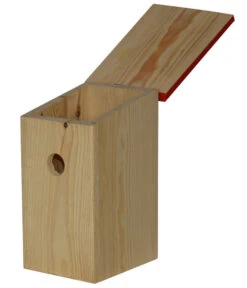 Dehner Natura Nistkasten Birga, Ca. B16/H32,5/T20,5 Cm -Gartenmöbel Geschäft 6656839 WE DE 004 NaturaWVNistkastenBirgaRot