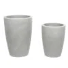 Farmet Kunststoff-Topf-Set Hydra, Konisch, Grau, 2-teilig -Gartenmöbel Geschäft 6657373 WE FS 001 FarmetNewHydraTopfset