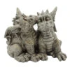Dehner Polyresin-Drachenpaar, Ca. H19,5 Cm -Gartenmöbel Geschäft 6657571 WE FS 001 PolyresinDrachen