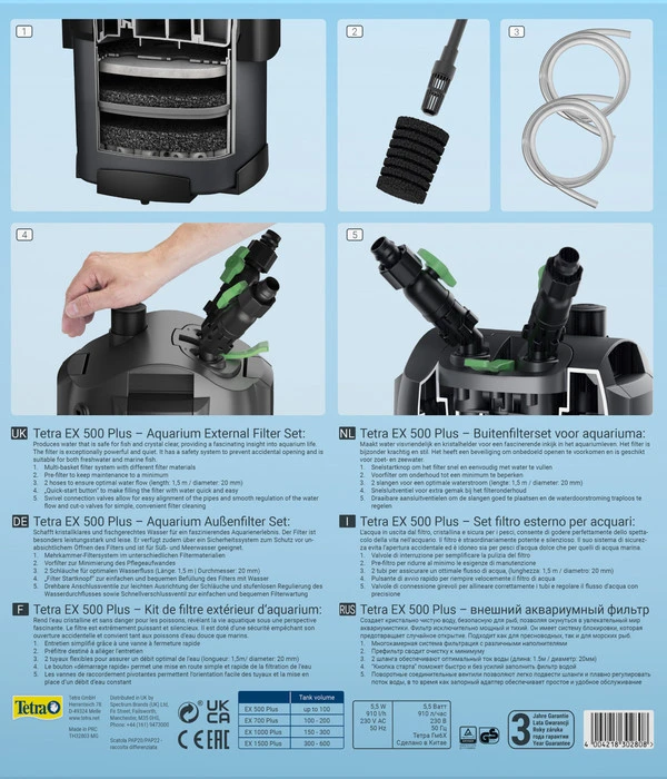 Tetra Außenfilter EX 500 Plus – Bild 7